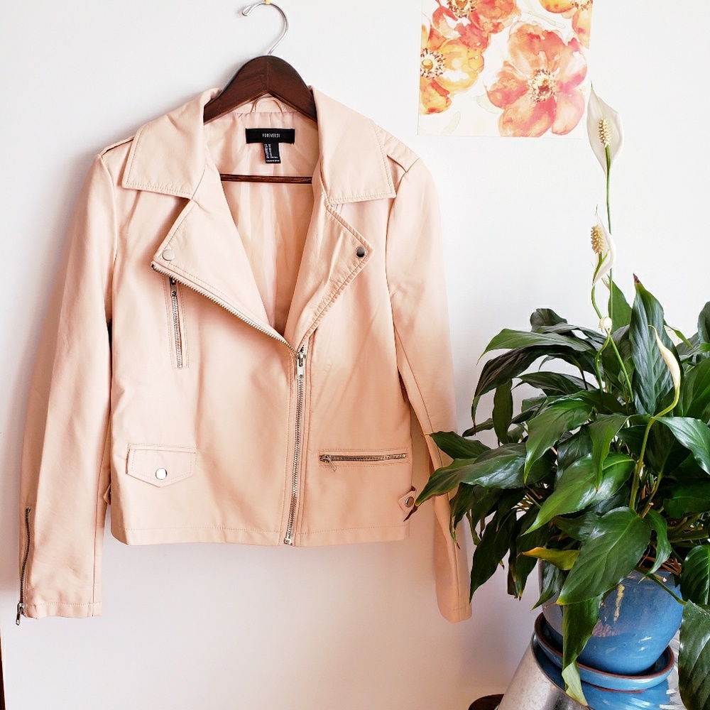 NWOT Forever 21 Faux Leather Jacket
